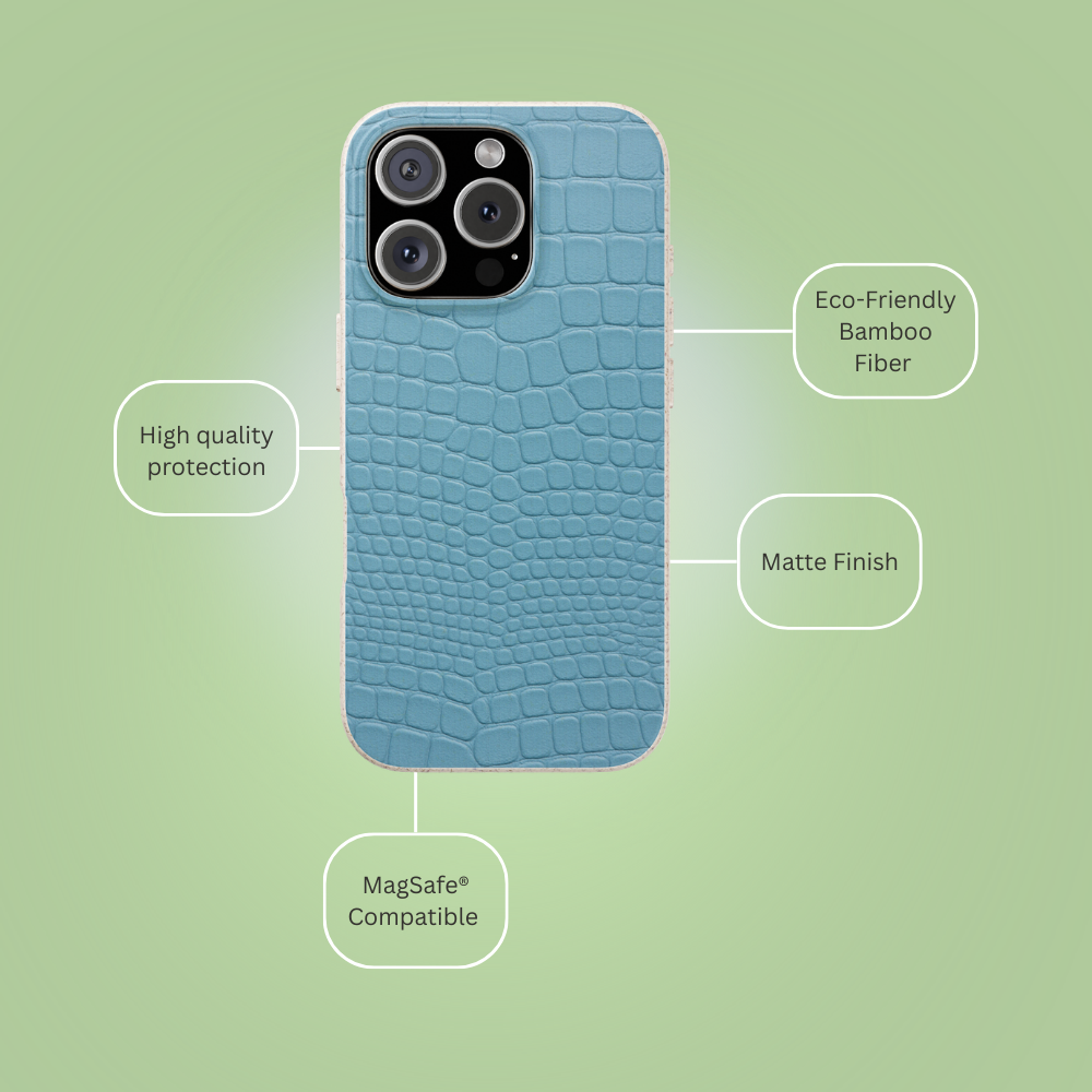 Crocodile Skin in Blue