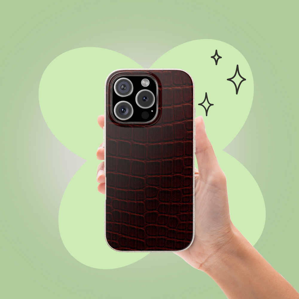 Crocodile Skin in Red