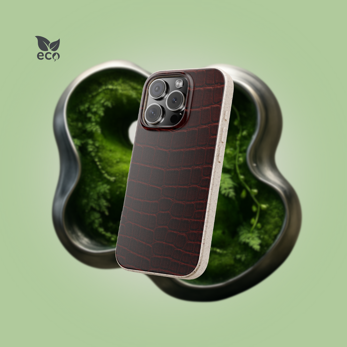 Crocodile Skin in Red