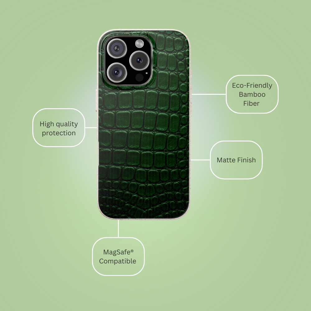 Crocodile Skin in Green