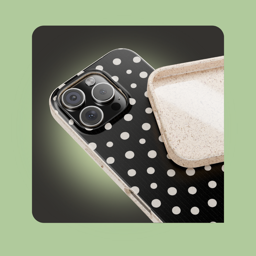 White Polka Dot Asymmetric