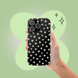 White Polka Dot Asymmetric